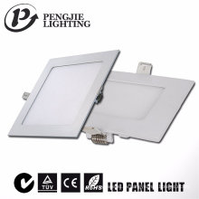 Nuevo diseño 6W LED blanco luz del panel (cuadrado)